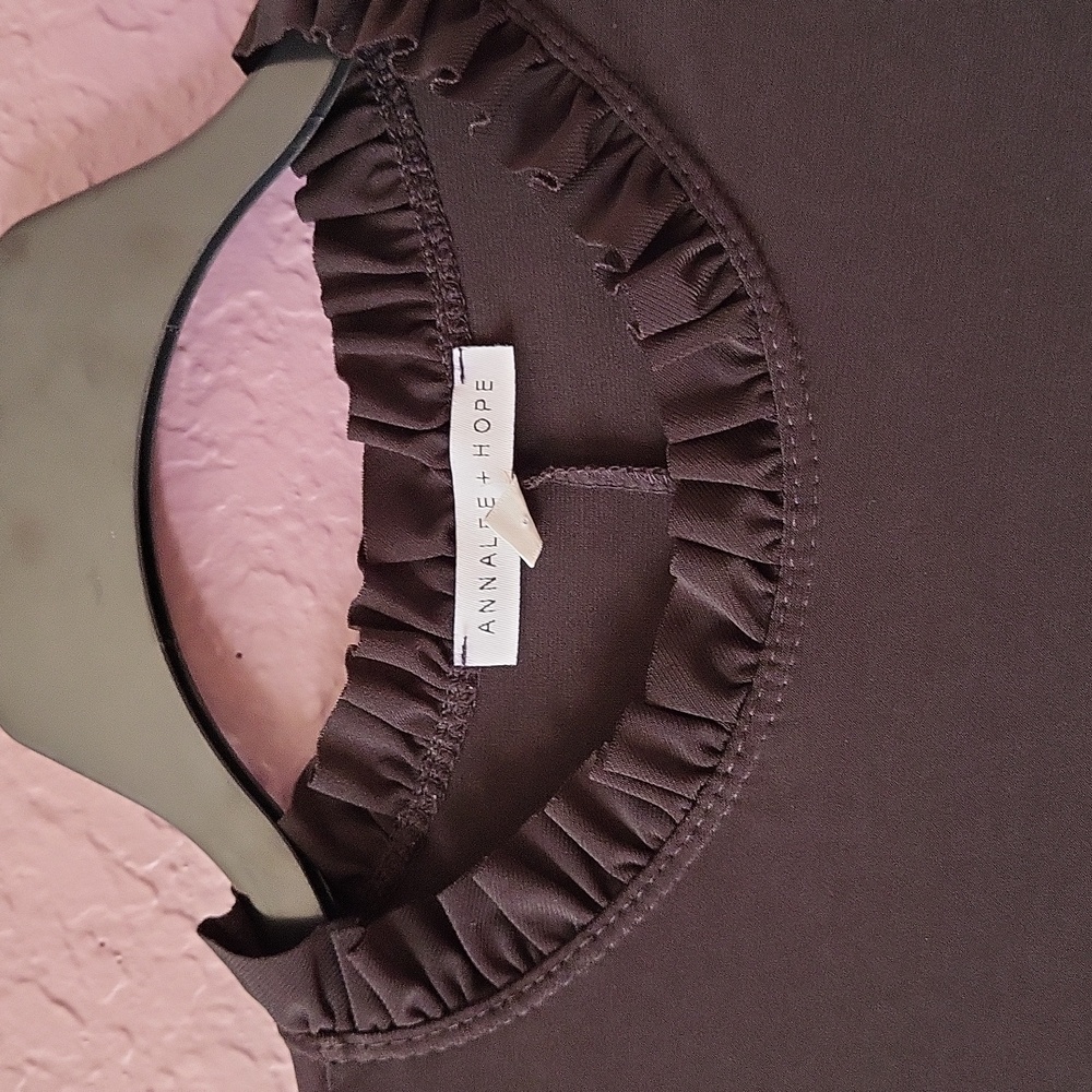 Annalee + Hope Black Ruffle Mini Dress - Picture 10 of 10